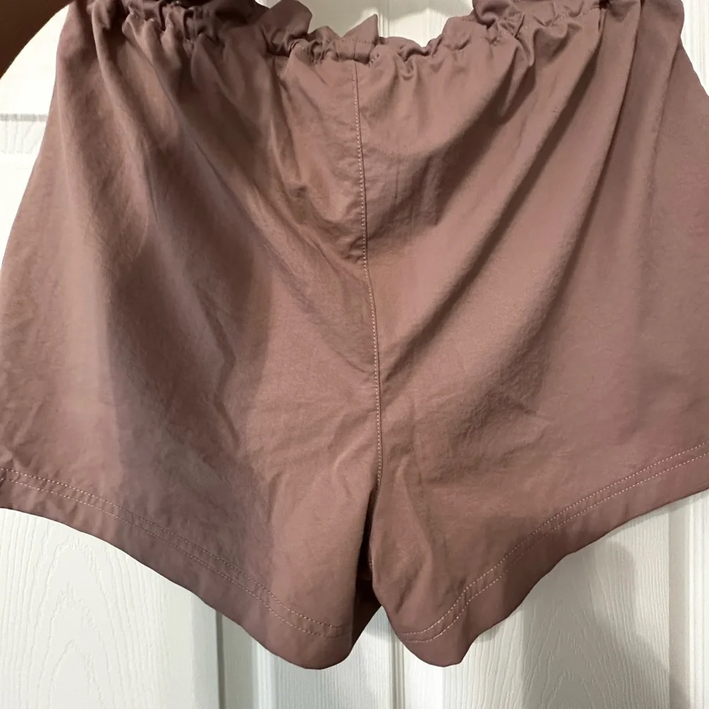 CALIA Women's Purple Shorts with Zipper Details
